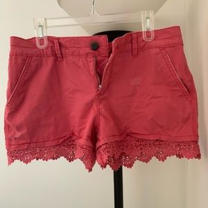 Maurice’s size 11/12 shorts with crochet bottom